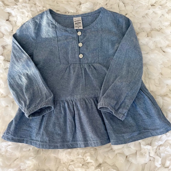 Baby & Toddler Girl Carter's 2-Piece
Chambray Top & Legging Set SIZE 2T - Picture 7 of 14
